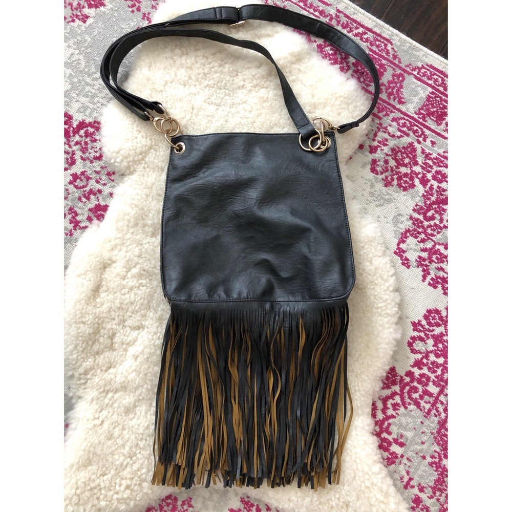 Imoshin Black Shoulder Bag